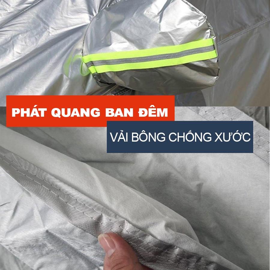 Bạt phủ xe ô tô 3 lớp thông minh, chất liệu vải dù oxford cao cấp, áo trùm bảo vệ xe Kia Seltos