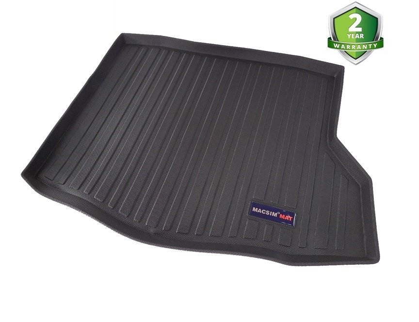 Thảm lót cốp xe ô tô Mercedes CLA 2014 - 2018 đến nay nhãn hiệu Macsim chất liệu TPV cao cấp màu đen (199)