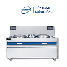 [CỬA HÀNG CHÍNH HÃNG] Bếp từ công nghiệp đôi 12KWx2 liền chảo Fushimavina