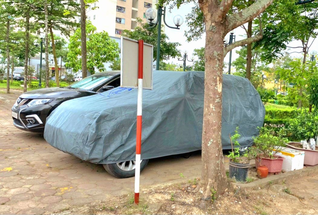 Bạt phủ ô tô chất liệu vải không dệt 3 lớp cao cấp thương hiệu MACSIM cho xe ô tô Audi A4 - màu ghi