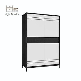 [Happy Home Furniture] TAKO, Tủ quần áo 2 cánh lùa - chân sắt , 120cm x 54cm x 180cm ( DxRxC), TCL_035