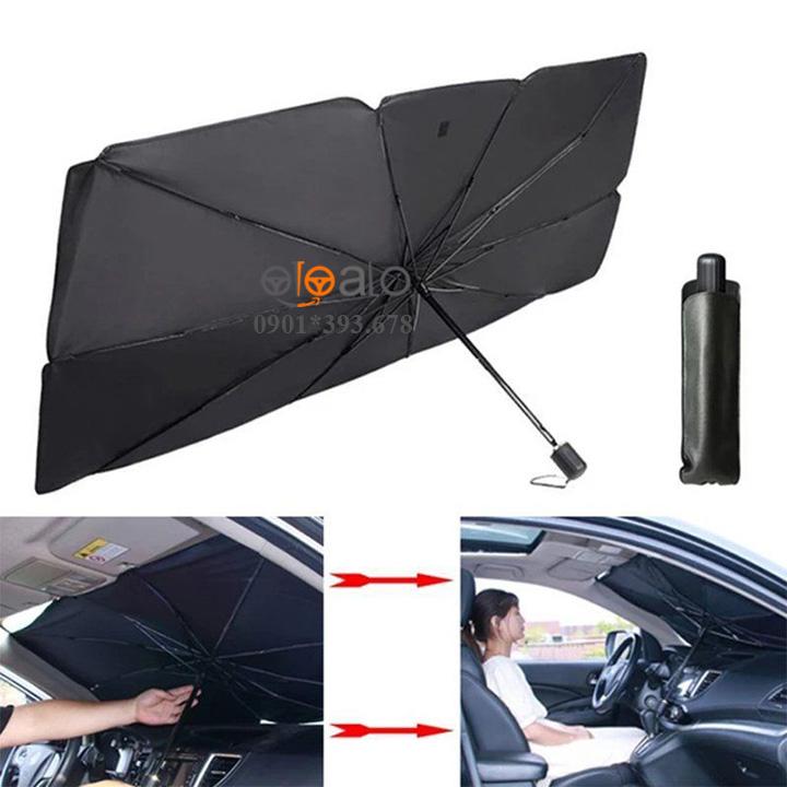 Ô dù che chắn nắng kính lái ô tô Hyundai Getz vải dù tráng nhôm cao cấp ODCKL