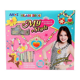 Màu vẽ trang trí nhập khẩu Hàn Quốc AMOS Glass Deco My Style Bracelets & necklaces SD10P6-MSB