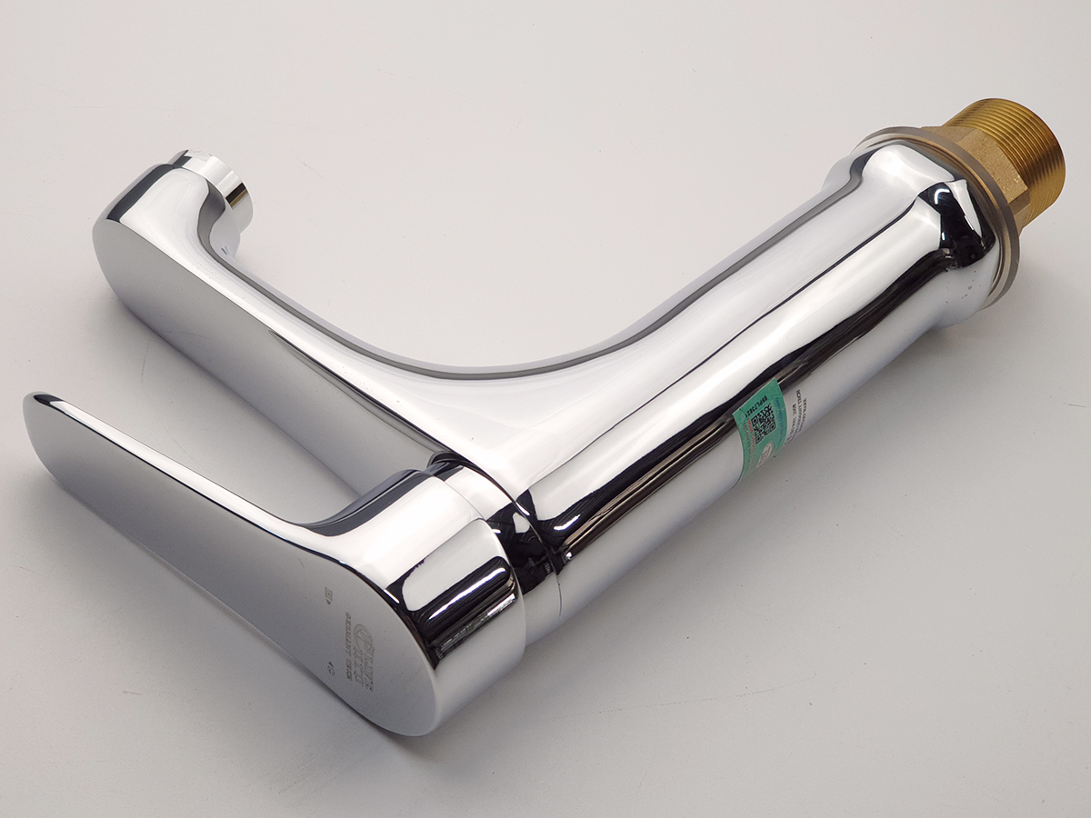 Vòi Lavabo nóng lạnh Đồng mạ Chrome Eurolife EL-7002 (Trắng bạc)