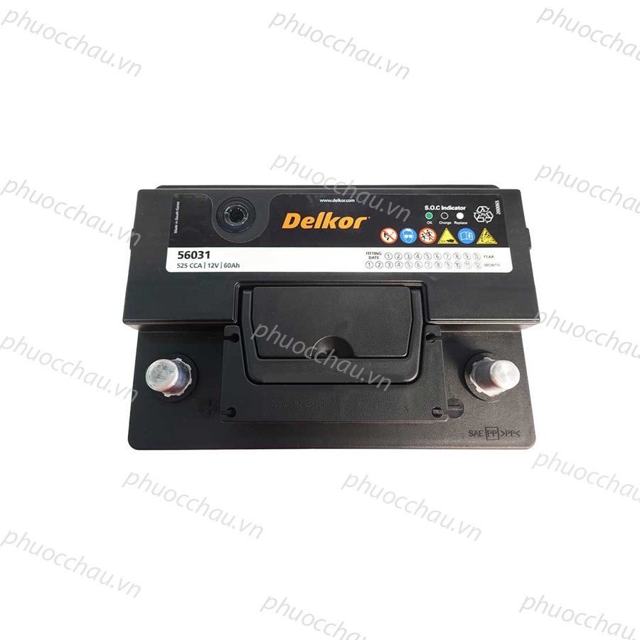 Ắc Quy Delkor DIN 56031 (12V - 60Ah)