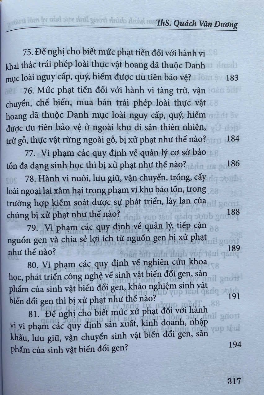 Hỏi - Đáp Về Xử Phạt Vi Phạm Hành Chính Trong Lĩnh Vực Bảo Vệ Môi Trường