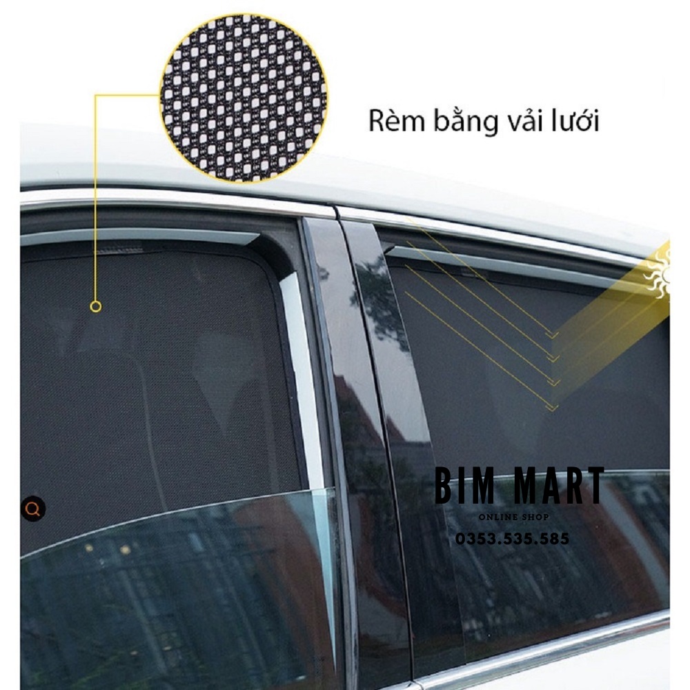 Rèm che nắng nam châm dành cho xe Hyundai Creta 2022 2023 - Bộ 4 tấm chắn nắng chuẩn form xe, nam châm hút mạnh