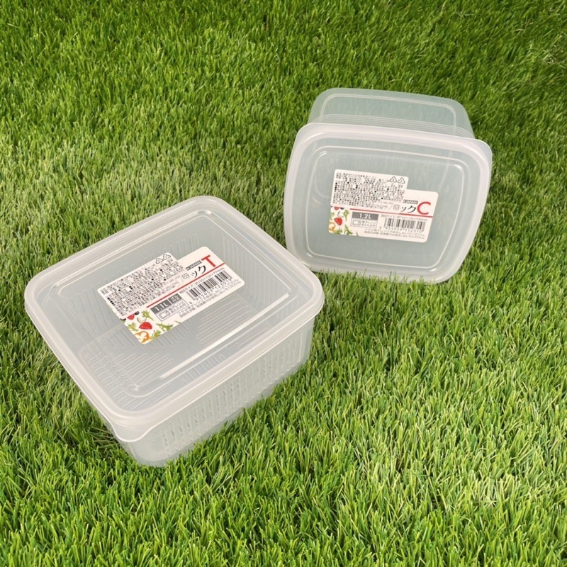 Bộ hộp thực phẩm 2 lớp Nhật Bản 1.1L (Made in Japan)
