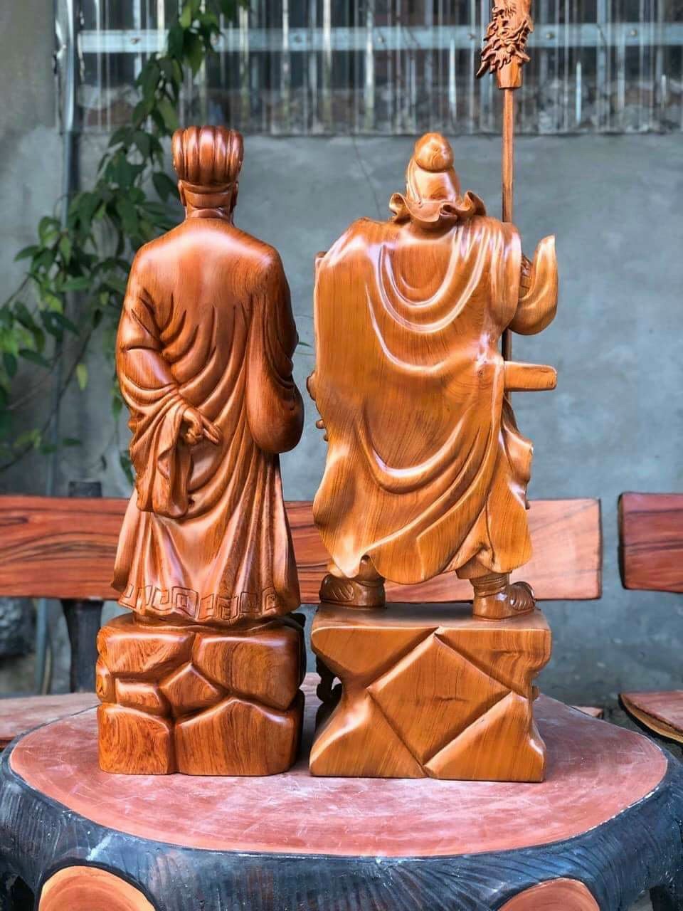 Tượng khổng minh gia cát lượng bằng kt cao 50×16×14×