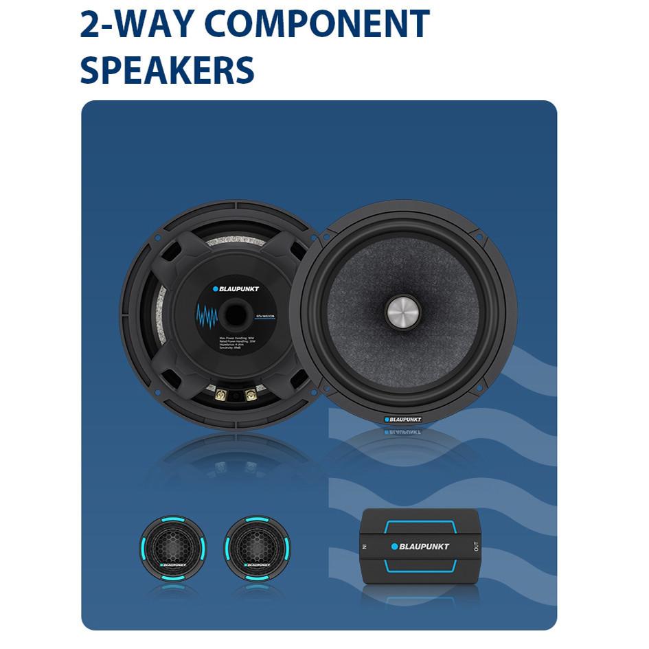 Với Loa cánh 2 way Blaupunkt GTX 1652 C26 2-way component Speakers hàng Đức từ 1924