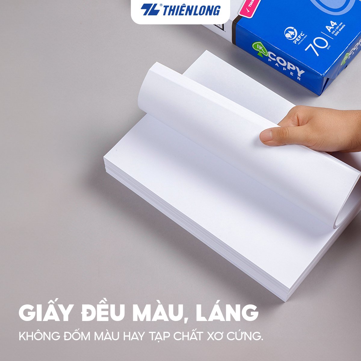 Combo 10 Ream Giấy Flexoffice A4 70 gsm - IK COPY PP-02 (500 TỜ/REAM) Tiện lợi hơn