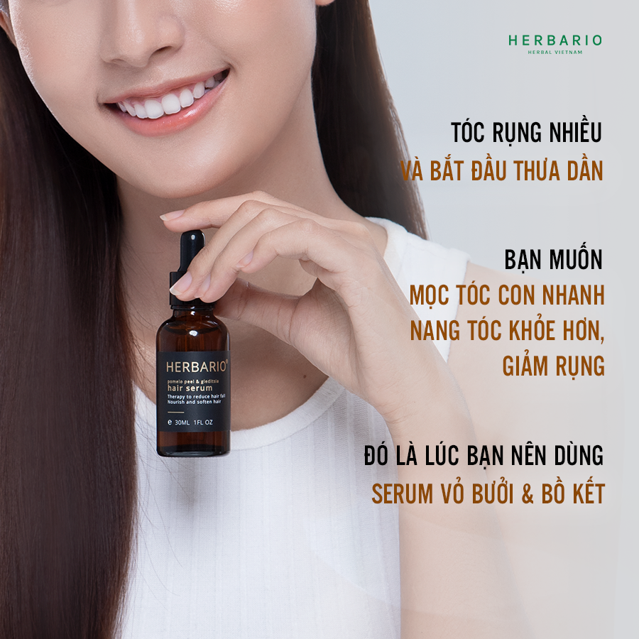 Combo nước dưỡng tóc vỏ bưởi & Bồ kết 100ml + Serum tinh chất mọc tóc vỏ bưởi & Bồ kết 30ml kích thích mọc tóc nhanh, giảm rụng tóc Giúp mọc tóc dày và đen