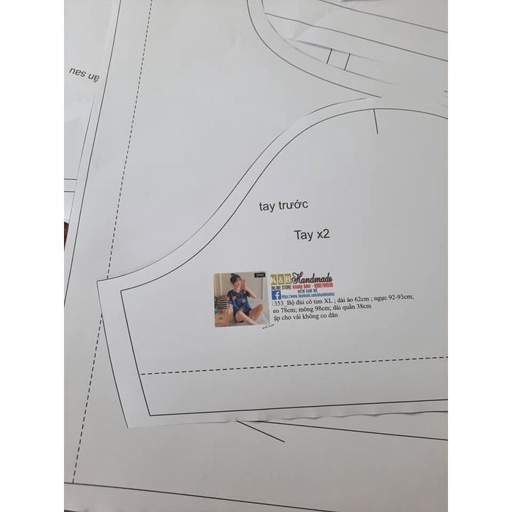 Rập giấy A0 mã 1463- đầm xếp ly (BẢN VẼ)