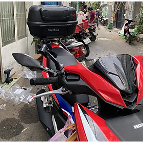 Thùng Givi E43NTL, tựa lưng BE3N V2, baga HRV Winner X 2022, thùng xe WinnerX V3