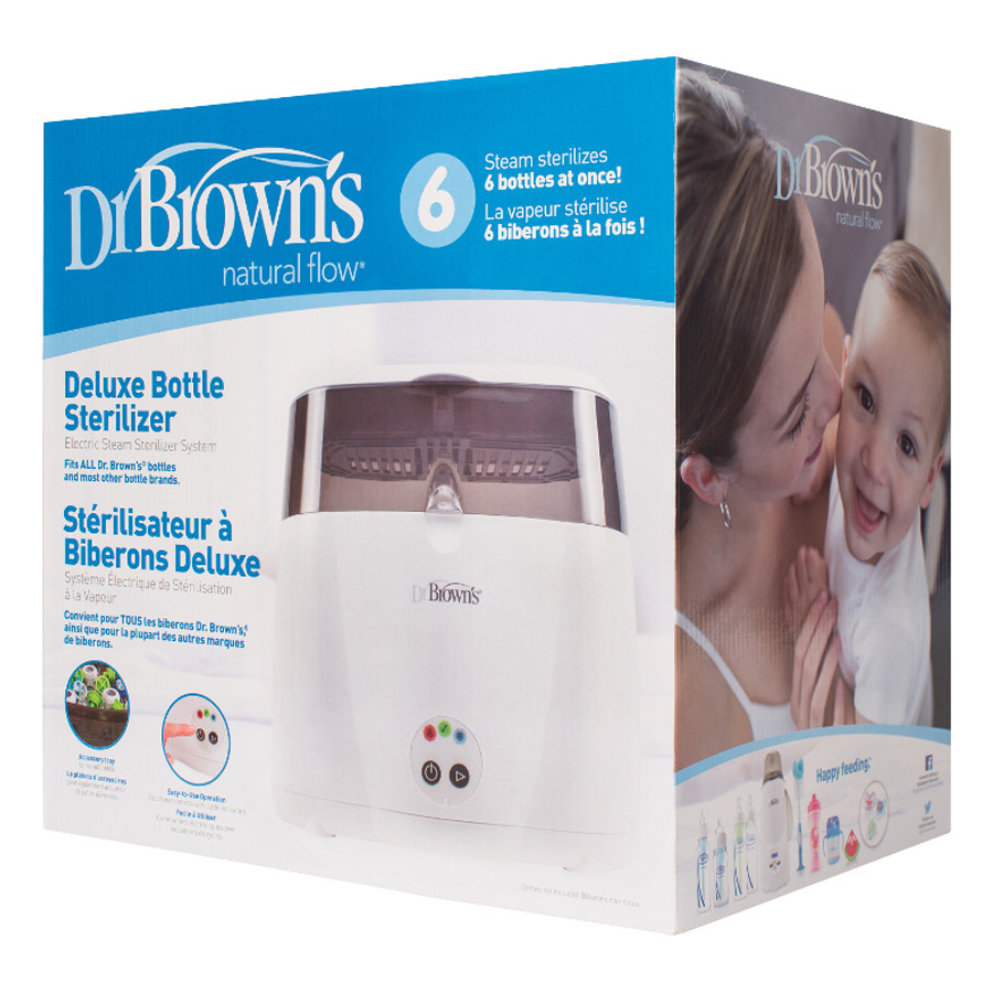 Máy Tiệt Trùng Bình Sữa Bằng Hơi Nước Dr.Brown