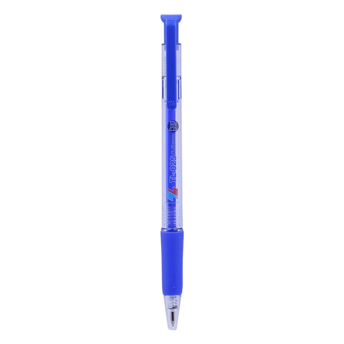 Hộp 20 Bút Bi Grip 0.8 mm Thiên Long TL-025 - Mực Xanh