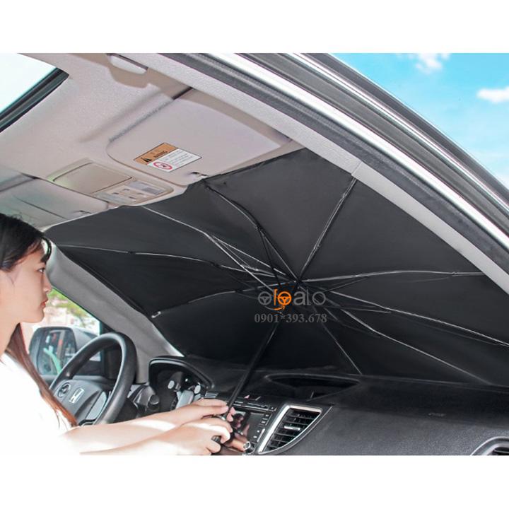 Ô dù che chắn nắng kính lái ô tô Hyundai Getz vải dù tráng nhôm cao cấp ODCKL