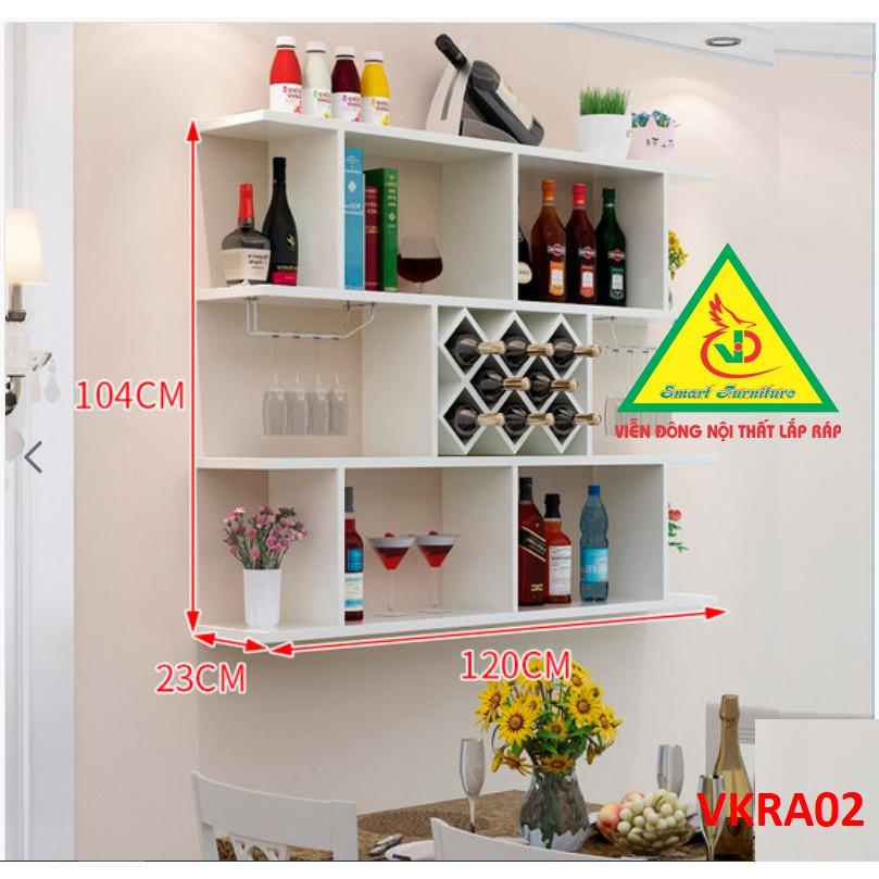 Kệ trang trí treo tường VKRA02 - Nội thất lắp ráp