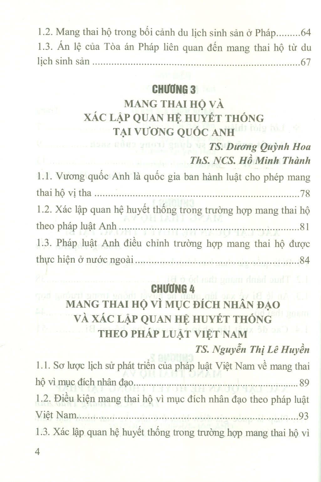 Mang Thai Hộ Và Xác Lập Quan Hệ Huyết Thống So Sánh Pháp Luật Bỉ, Pháp, Anh Và Việt Nam (Sách chuyên khảo)