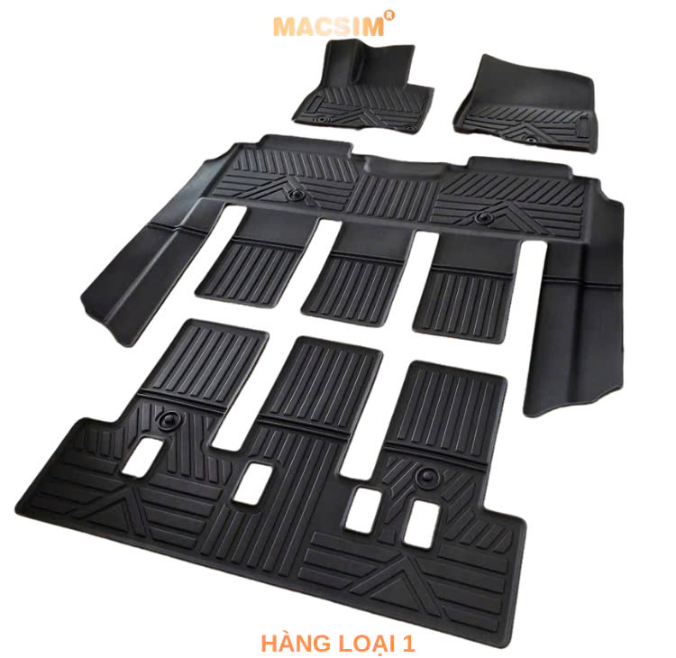 Thảm lót sàn 1 lớp sd3 Kia Carnival 7 chỗ - Nhãn hiệu Macsim - ( Giảm giá nhưng chất lượng không giảm)