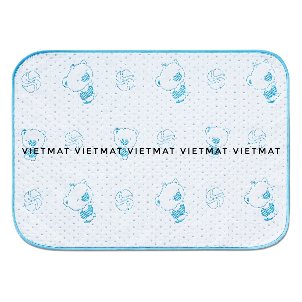 Combo 3 Tấm Lót Chống Thấm VIETMAT Màu Xanh (Size 40 x 50 cm)