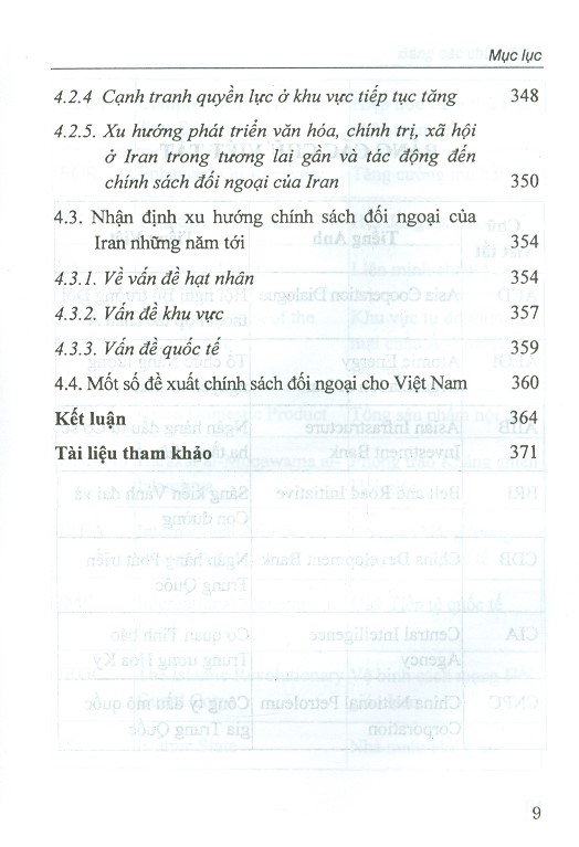 Chính Sách Đối Ngoại Của Iran Giai Đoạn 2005-2019 (Sách Chuyên Khảo)