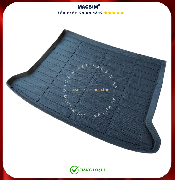 Thảm lót cốp xe ô tô SĐ Mazda CX30 nhãn hiệu Macsim chất liệu TPE cao cấp màu đen