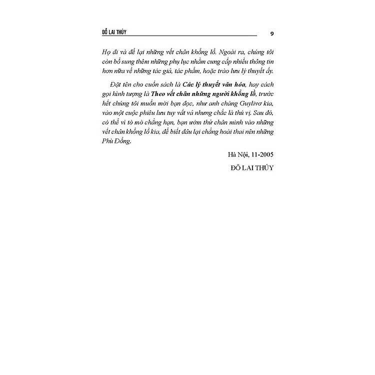 Sách - Các Lý Thuyết Văn Hóa - Đỗ Lai Thuý - VIETNAMBOOK