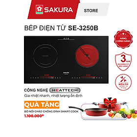Bếp Điện Từ SAKURA SE-3250B Công Nghệ HEATTECH Hàng Chính Hãng