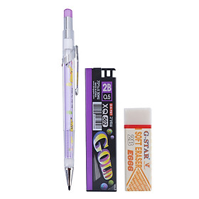 Combo Chì Bấm - Ruột Chì - Gôm Trắng