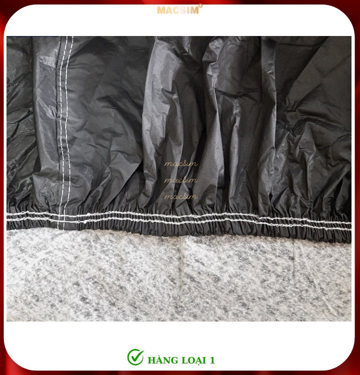 Bạt phủ ô tô bán tải Nissan Navara nhãn hiệu Macsim sử dụng trong nhà và ngoài trời chất liệu Polyester - màu đen
