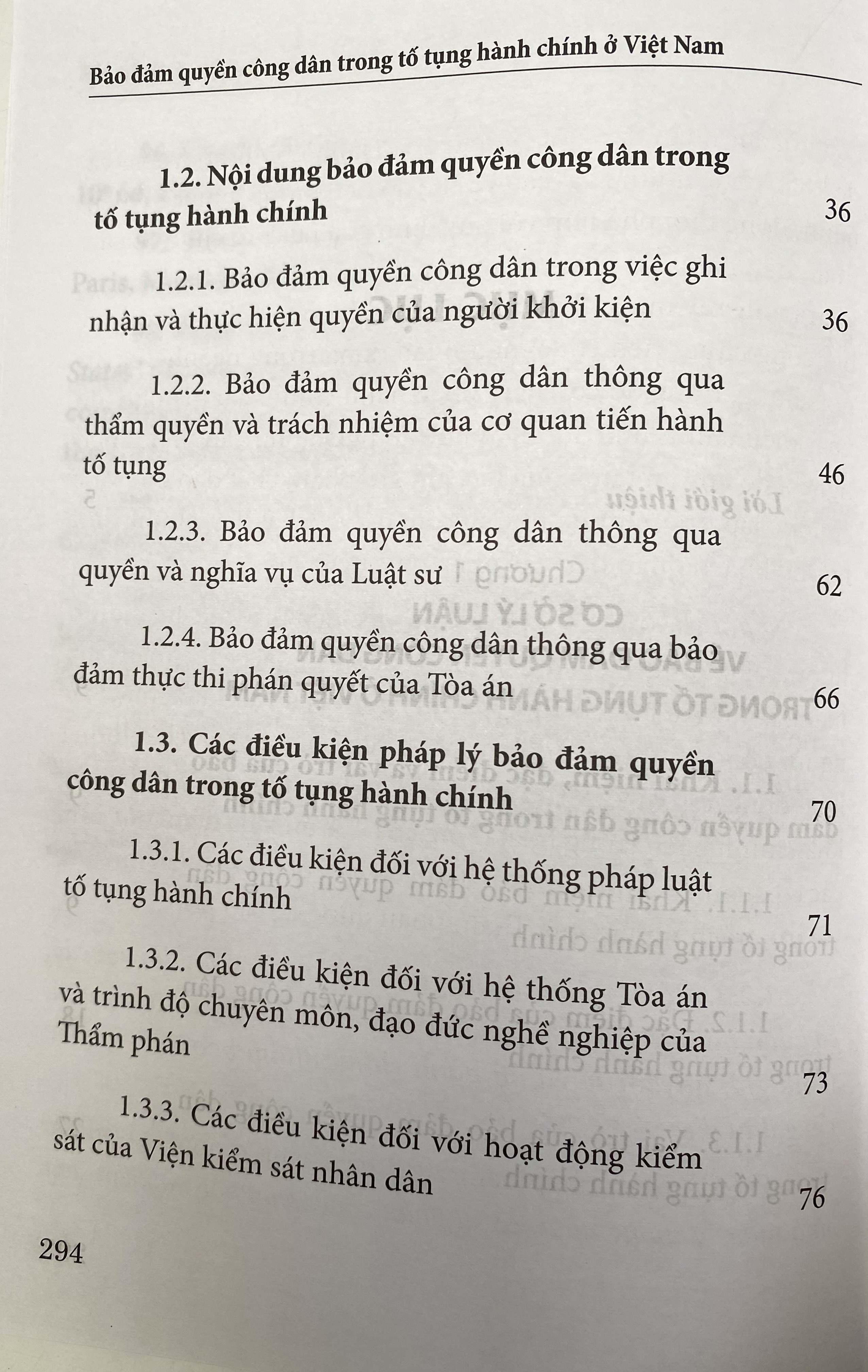 Bảo Đảm Quyền Công Dân Trong Tố Tụng Hành Chính