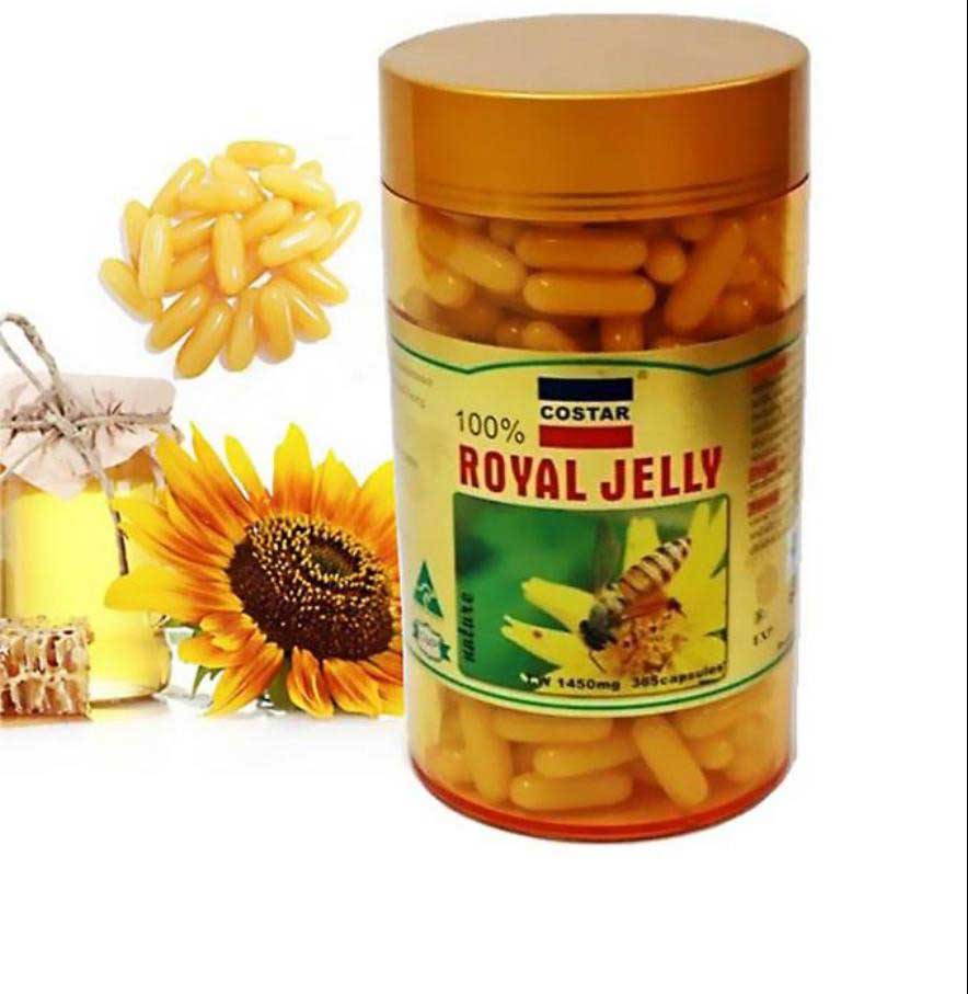 Thực Phẩm Chức Năng Viên Uống Sữa Ong Chúa Costar 1450mg - Hộp 365 Viên