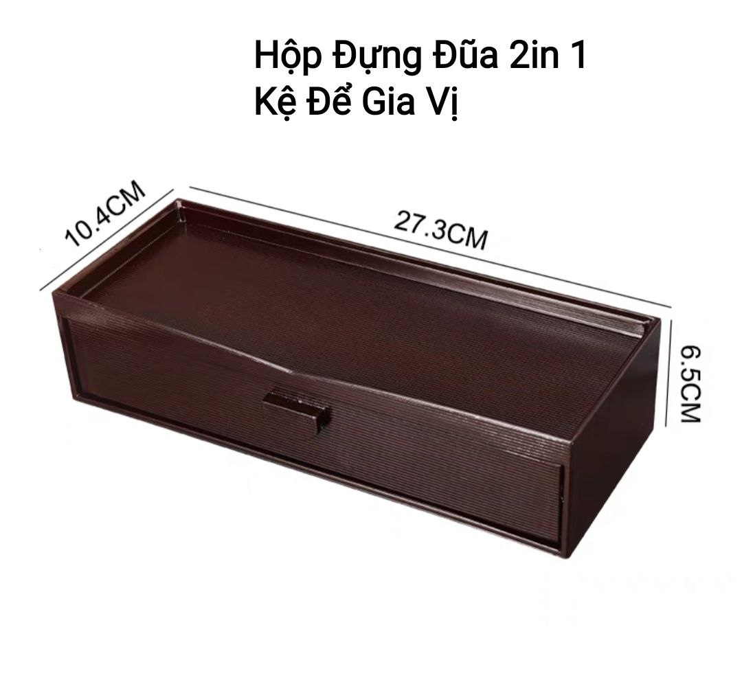 HỘP ĐỰNG ĐŨA 2 IN 1 CÓ NGĂN KÉO – THIẾT KẾ SANG TRỌNG & TIỆN LỢI