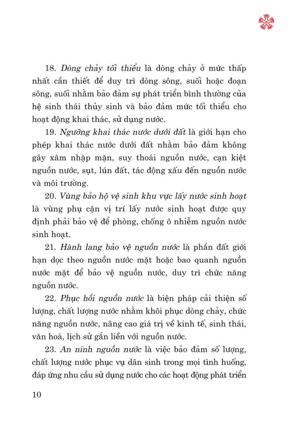 Luật tài nguyên nước ( bản in 2024)