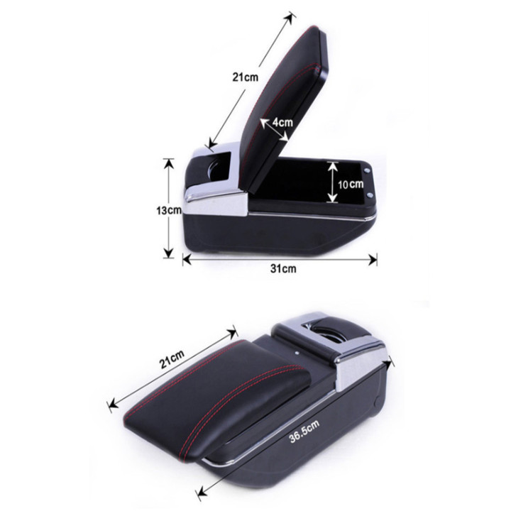 Hộp tỳ tay ô tô,xe hơi cao cấp dùng cho xe Hyundai i10 JDZX-i10