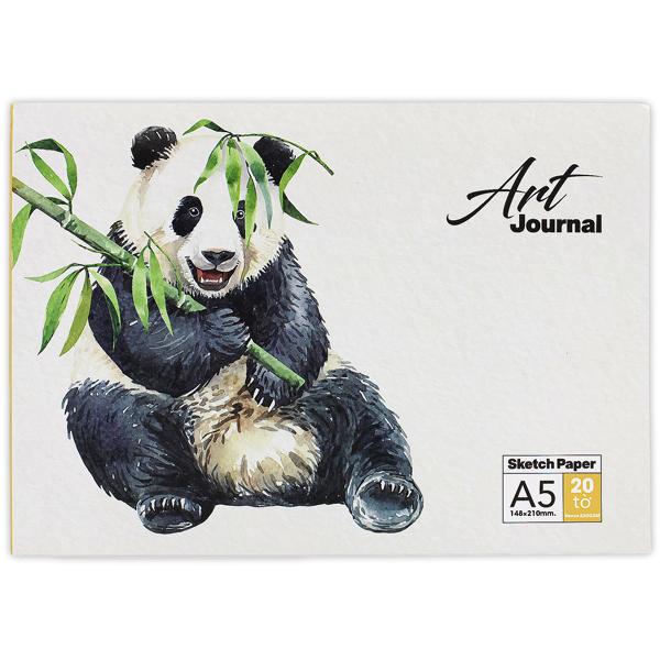 Tập Vẽ Art Journal A5 - 40 Trang 220gsm - The Sun - Panda