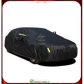 Bạt phủ ô tô Volkswagen Passat nhãn hiệu Macsim sử dụng trong nhà và ngoài trời chất liệu Polyester - màu đen