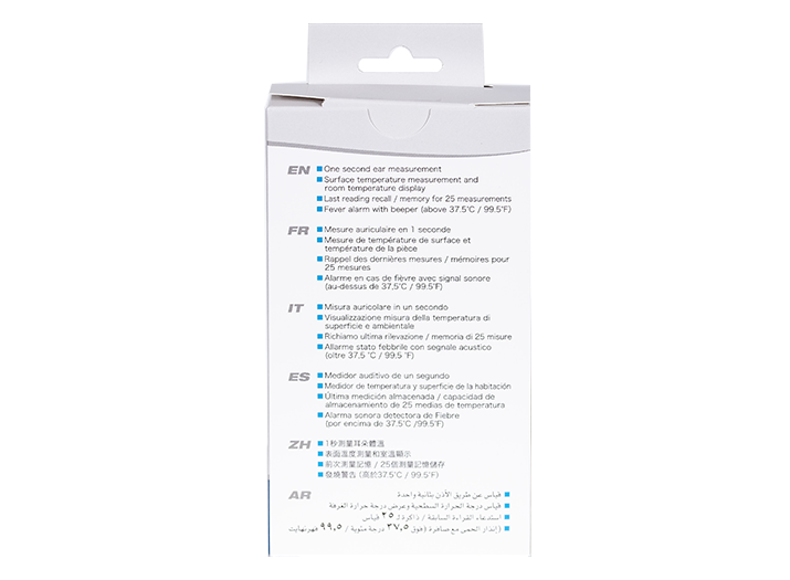 Nhiệt kế hồng ngoại đo tai, trán AND A&D Medical UT-801 đo nhanh, chính xác chỉ sau 1 giây