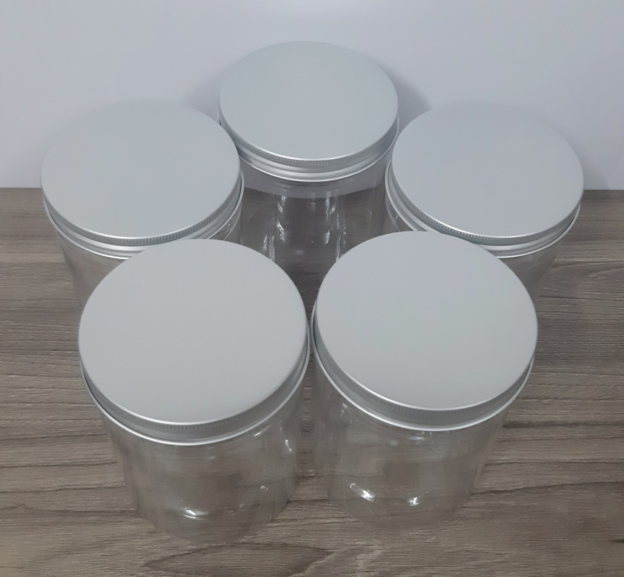 Combo 5 Hũ nhựa nắp nhôm vặn 500ML - 700ML - 1000ML