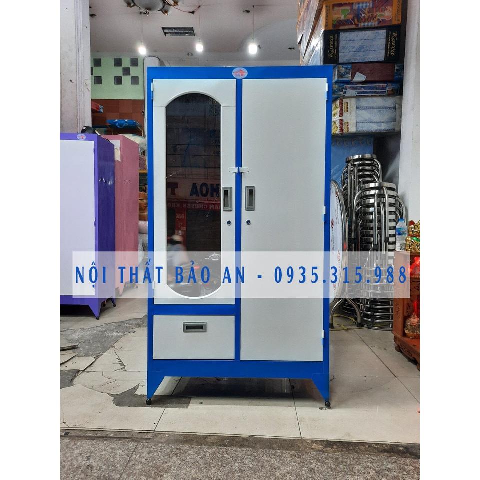 Tủ sắt sơn tĩnh điện 1m6x90cm màu tím