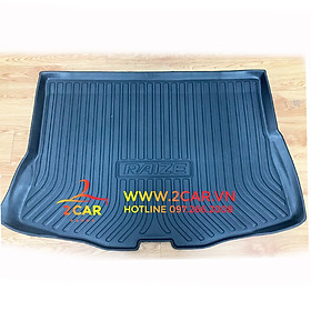 Lót cốp nhựa dẻo Xe Toyota Raize 2021-2022 Hàng cao cấp - Đàn Hồi Chống Nước Tốt