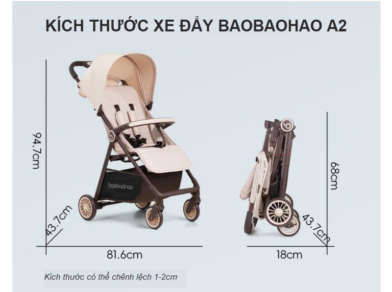Xe đẩy Baobaohao A2 Hàng chính hãng
