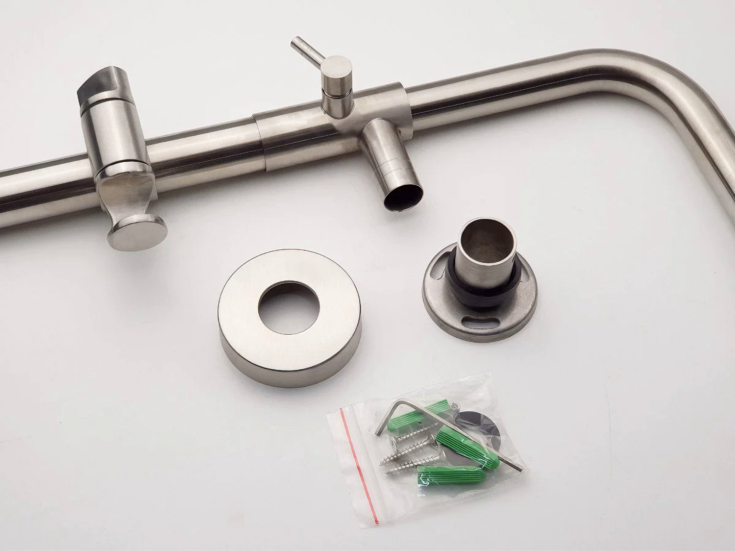 Bộ sen cây KG31 dùng cho nước lạnh, bát sen nước mạnh, dễ dùng được cho mọi nhà vệ sinh tiện lợi, siêu bền inox304- Hàng chính hãng