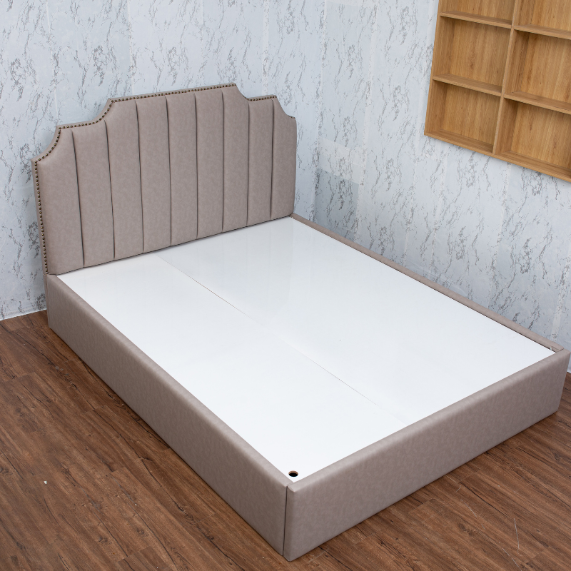 Giường ngủ MDF Juno sofa HLMCT bọc nệm lựa chọn màu ván nệm bọc KT 1m6/1m8 - không hộc kéo