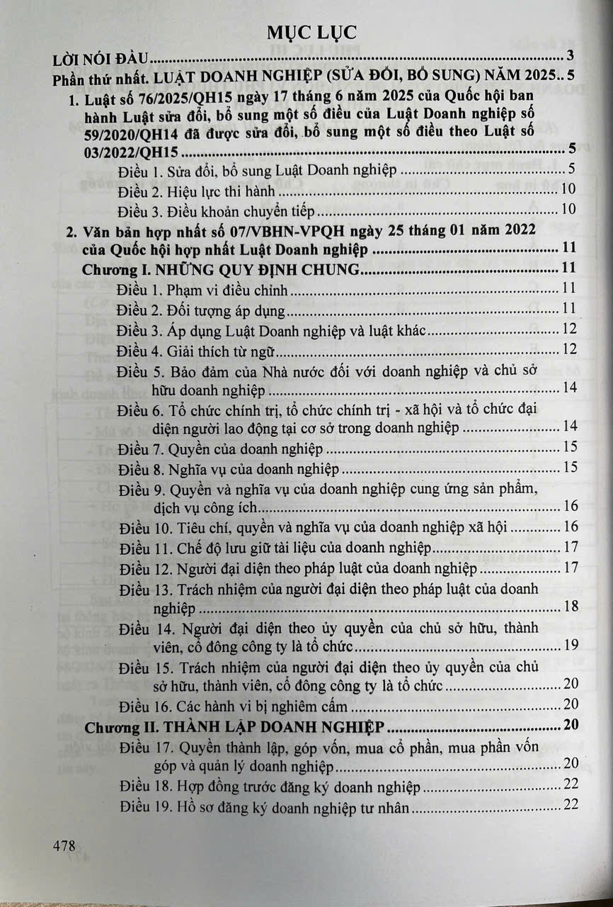Luật Doanh Nghiệp ( Sửa Đổi, Bổ Sung ) Hệ Thống Các Văn Bản Quy Định, Hướng Dẫn Chi Tiết Thi Hành