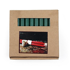 Hộp 30 nến taper Eden Candle FTRAMART EDC2324 cao 11 cm (Xanh rêu đậm)