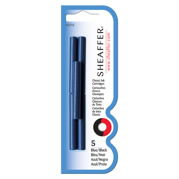 Ống Mực Bút Máy Sheaffer® – Vỉ 5 Cái (Dành Cho Tất Cả Dòng Bút, Trừ VFM)