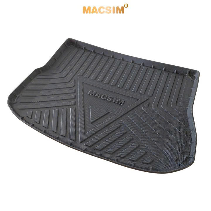 Thảm lót cốp (qd) xe ô tô LAND ROVER EVOQUE 2013-2018 nhãn hiệu Macsim chất liệu nhựa TPV cao cấp màu đen