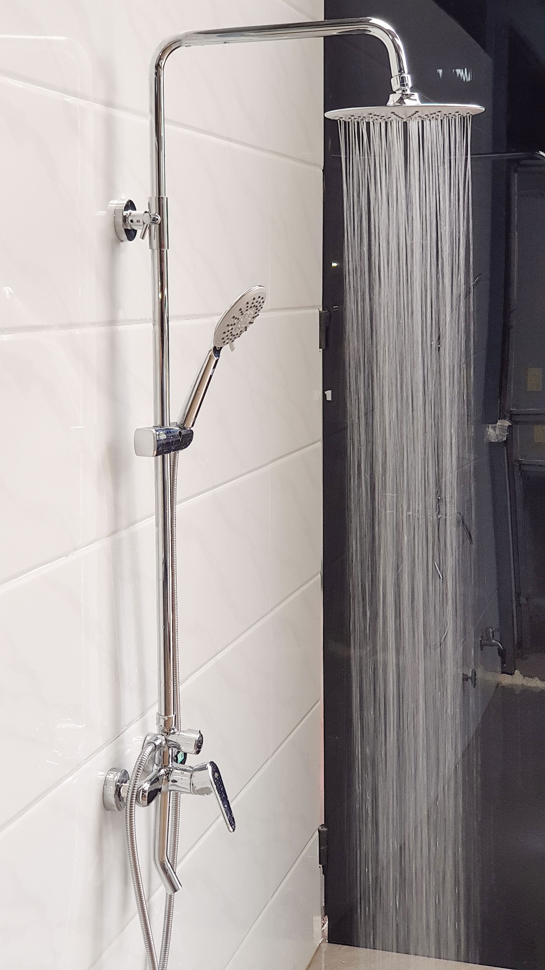 Cây sen nóng lạnh Đồng mạ Chrome Eurolife EL-S923 (Trắng bạc)
